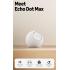 Amazon Echo Dot Max (newest model), Alexa speaker with room-filling sound and nearly 3x bass, Great for living rooms and medium-sized spaces, Designed for Alexa+ - Glacier White